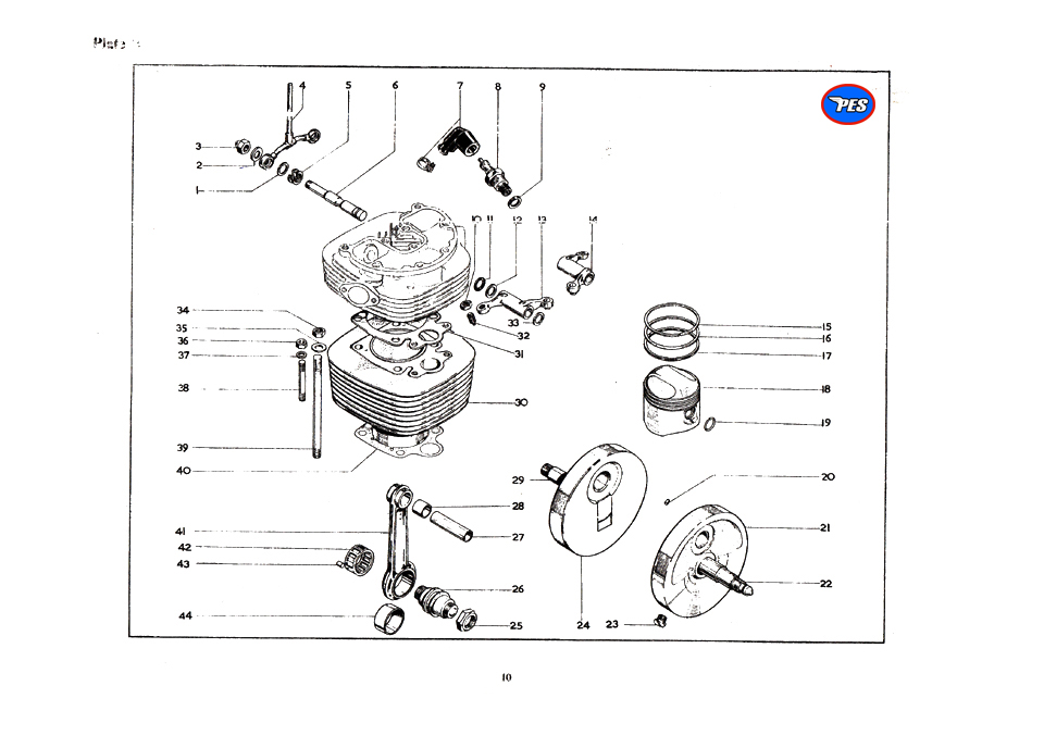 Cylinder And Crankshaft - BSA B44 - Performance Engineering Services